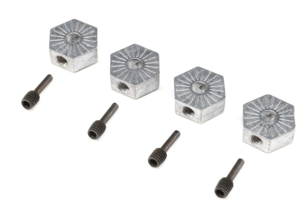 LOS242053 17mm Hex Adapter with Screwpin (4): LMT